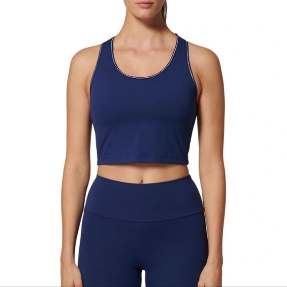 NWT Simone Perele Harmony Racerback Tank Top in Blue - Picture 1 of 7